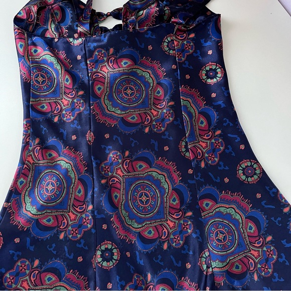 Vintage stunning women’s blue silky slip dress— Very Jenna Rink - size medium - Picture 3 of 10